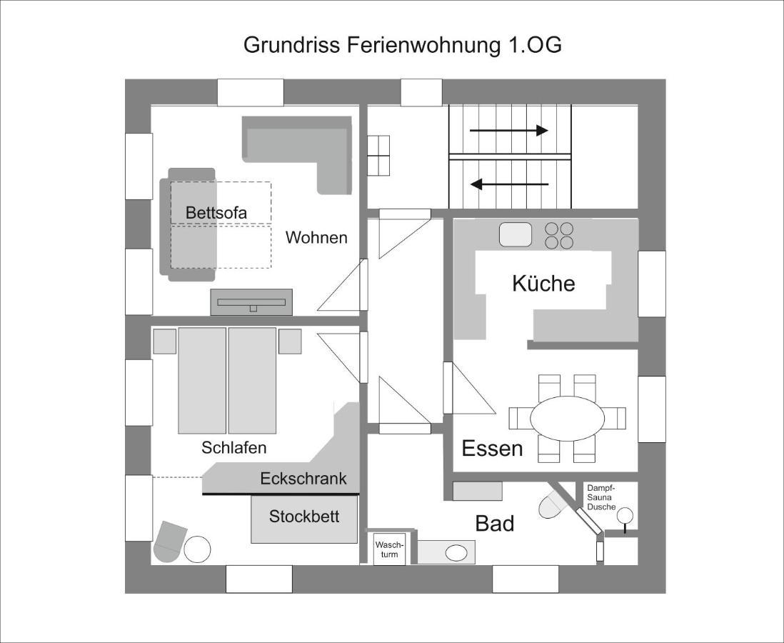 Ferienwohnungen Im Fuerstenland Gossau  Exterior photo